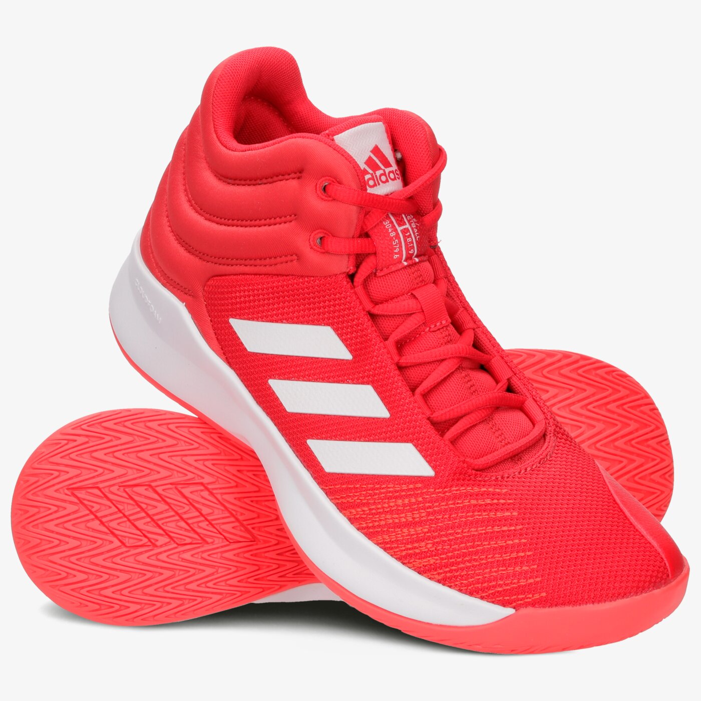 Buty do koszykówki (do kosza) męskie ADIDAS PRO SPARK 2018 b44964 kolor bordowy