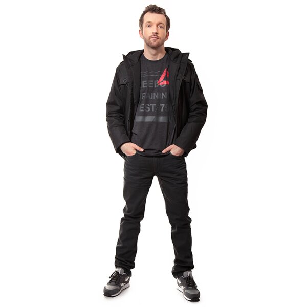 Kurtka zimowa męska CONFRONT KURTKA ITNERS cfv34kum06001 kolor czarny