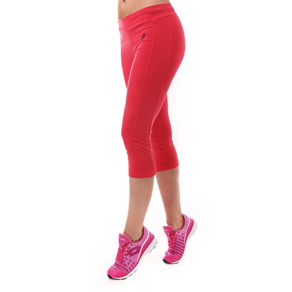 Spodnie dresowe damskie LOTTO SZORTY LEGGINGS MID TILD q9421 kolor różowy
