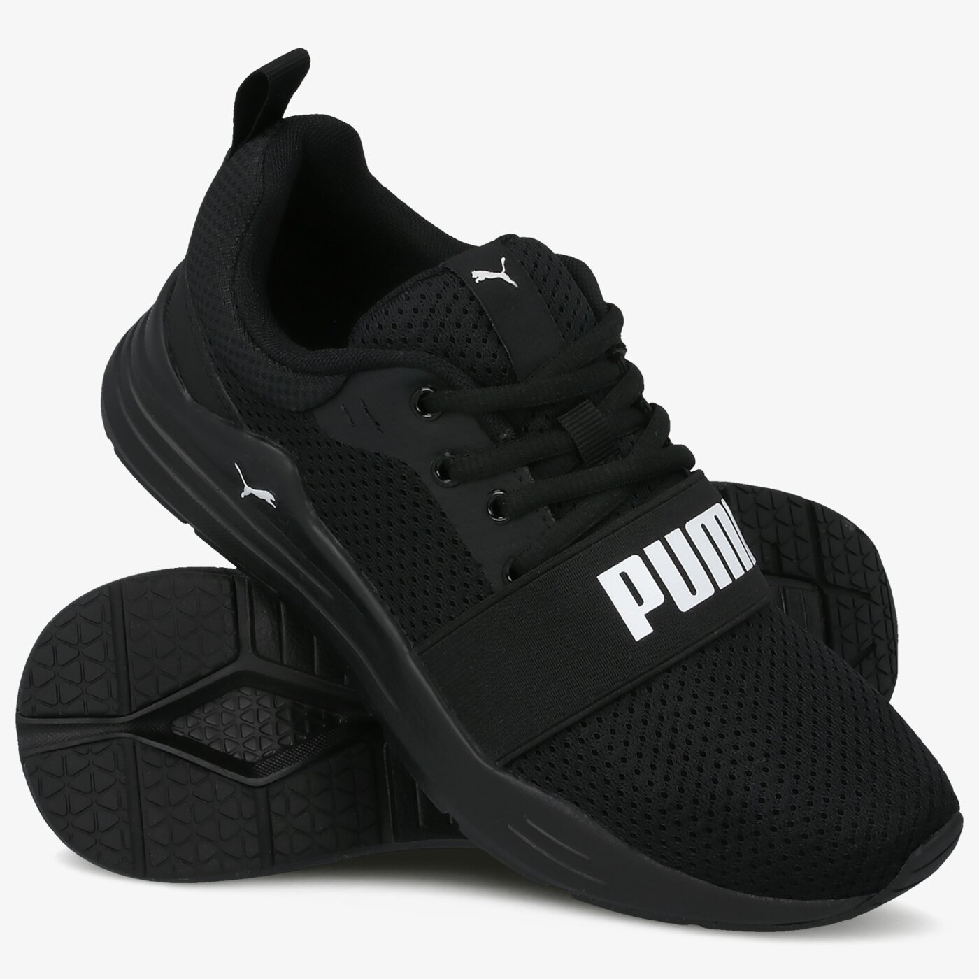 Buty do biegania dla dzieci PUMA WIRED RUN JR 37421401 kolor czarny