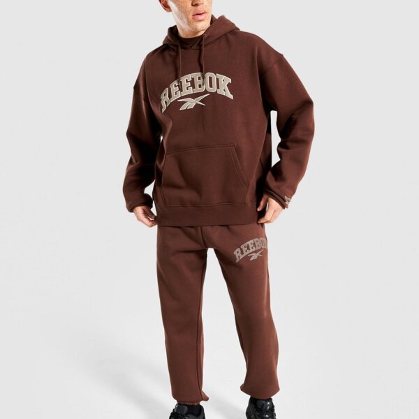 Bluza męska REEBOK BLUZA Z KAPTUREM BRYNE rk25096mgm100051 kolor brązowy