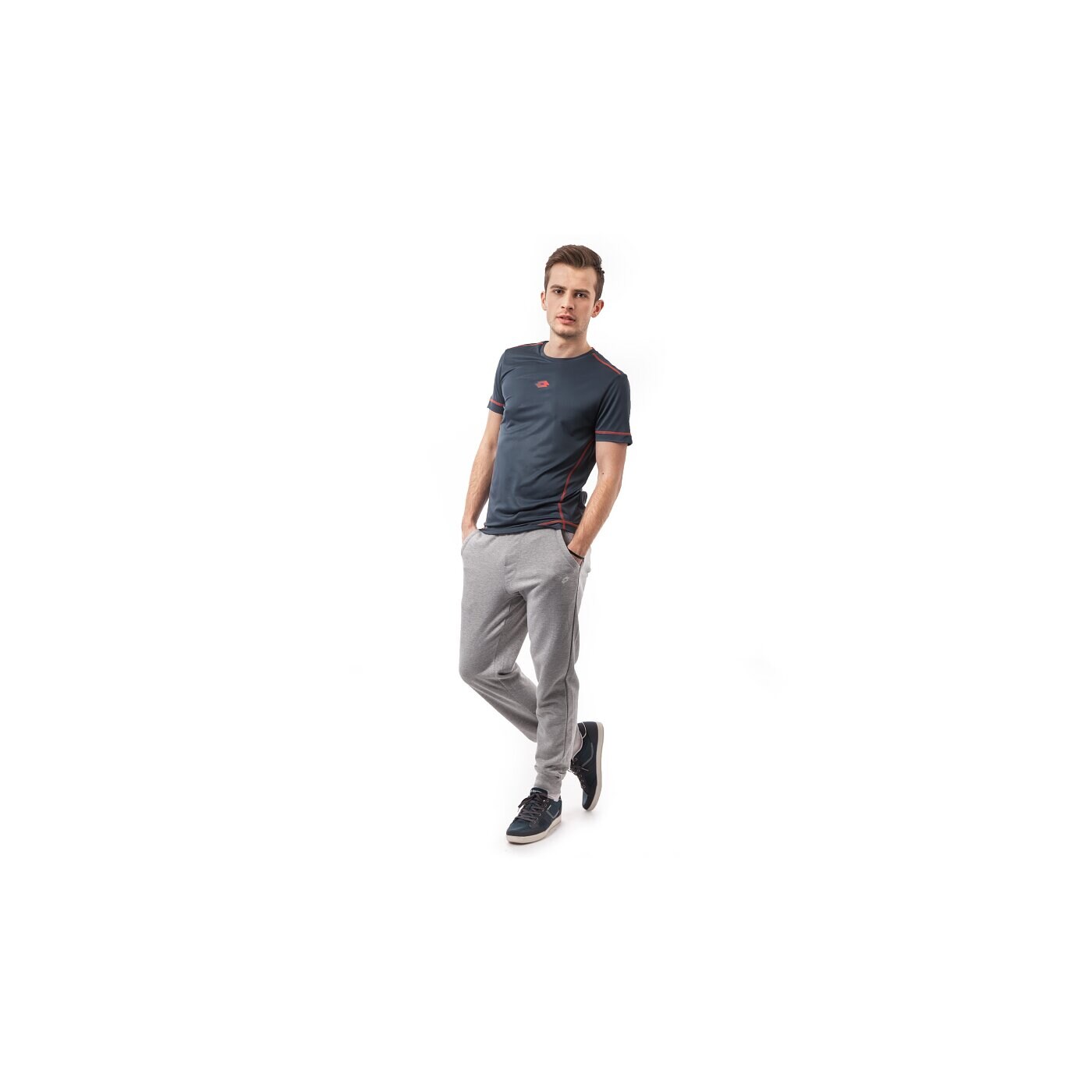 Koszulka męska LOTTO T-SHIRT STORMRIDE BS r4401 kolor szary