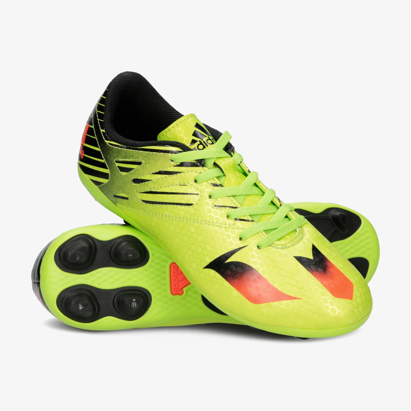 Buty piłkarskie dla dzieci ADIDAS MESSI 15.4 FXG J s74699 kolor żółty