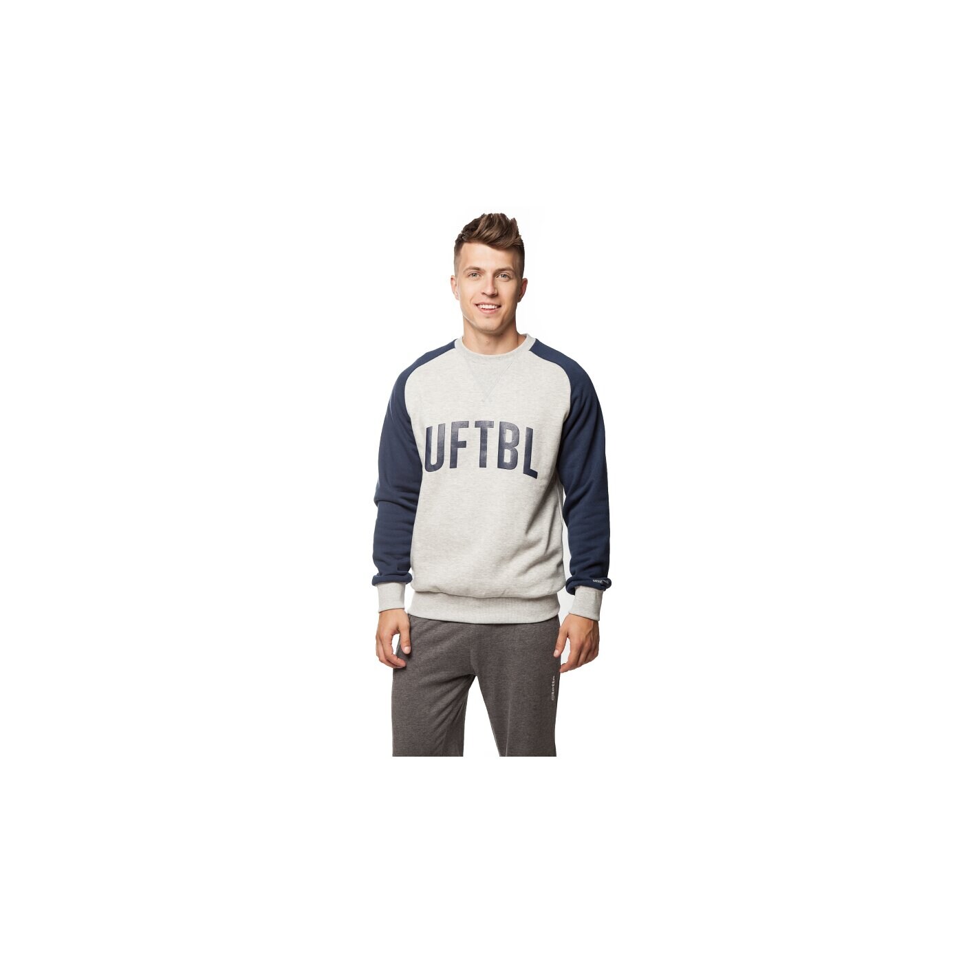 Bluza męska UMBRO BLUZA GRAPHIC CREW SWEAT 63137ue98 kolor szary