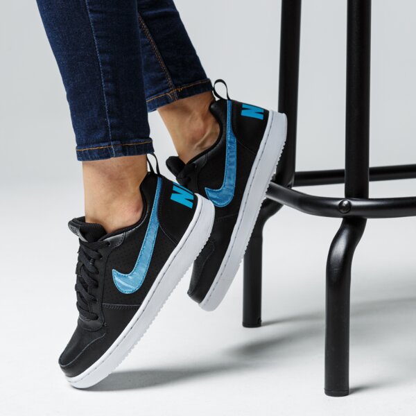 Buty dziecięce NIKE COURT BOROUGH LOW EP (GS) bv0745-001 kolor czarny