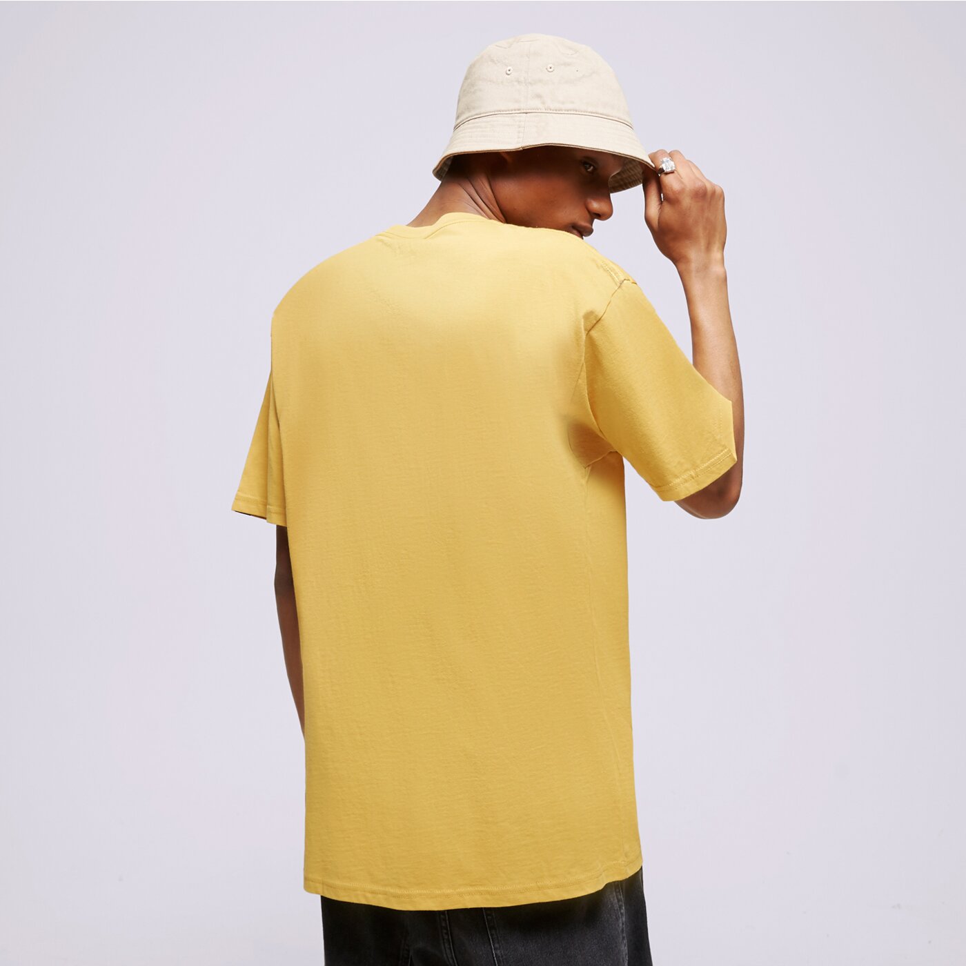 Koszulka męska VANS T-SHIRT MN LEFT CHEST LOGO TEE NARCISSUS vn0a3czebwv1 kolor żółty