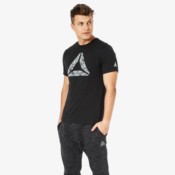 Koszulka męska REEBOK T-SHIRT SS GS OPP MANTRA DELTA TEE dh3767 kolor czarny