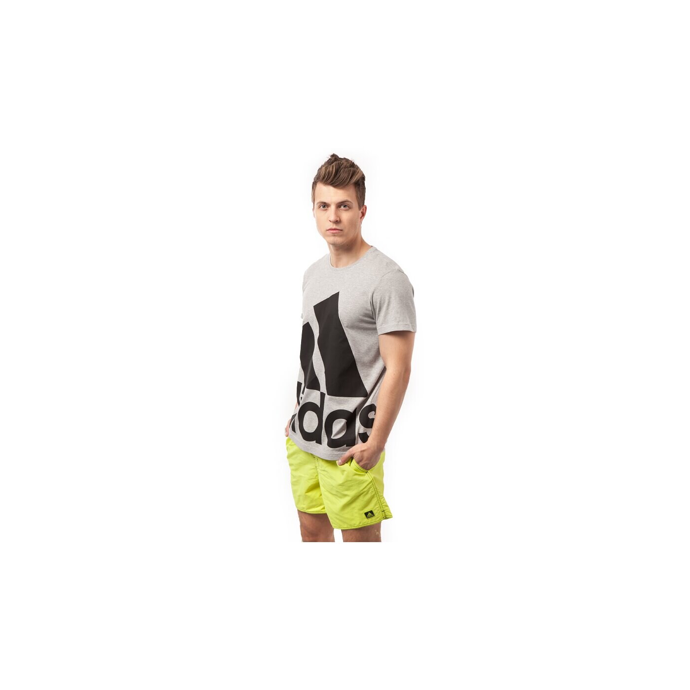 Koszulka męska ADIDAS T-SHIRT LOGO TEE BIG s21315 