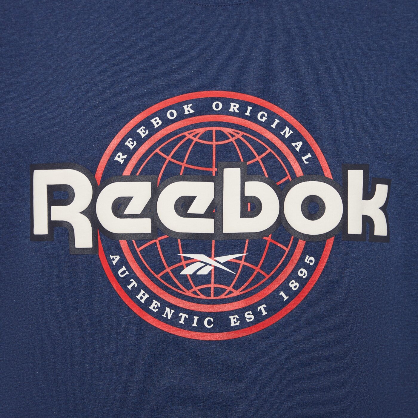 Koszulka męska REEBOK T-SHIRT REEBOK WORLD T-SHIRT 100253218 kolor granatowy