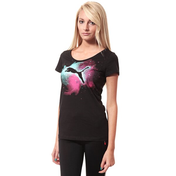 Koszulka damska PUMA T-SHIRT PUMA COSMIC 83024301 kolor czarny