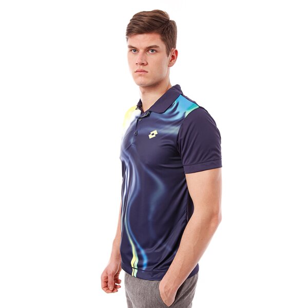 Koszulka polo męska LOTTO POLO BLEND q8711 kolor granatowy