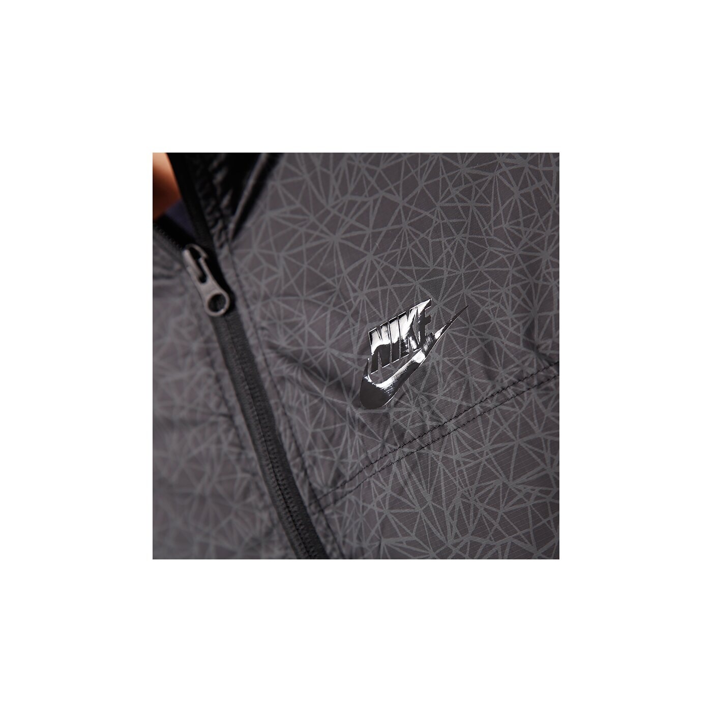 Kurtka przejściowa męska NIKE KURTKA NIKE HYBRID JACKET 584924060 kolor szary