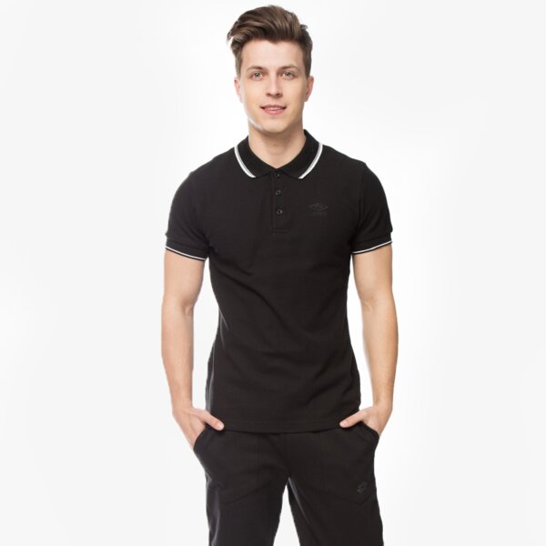 Koszulka polo męska UMBRO POLO DIEGO M ul16pom06003 kolor czarny
