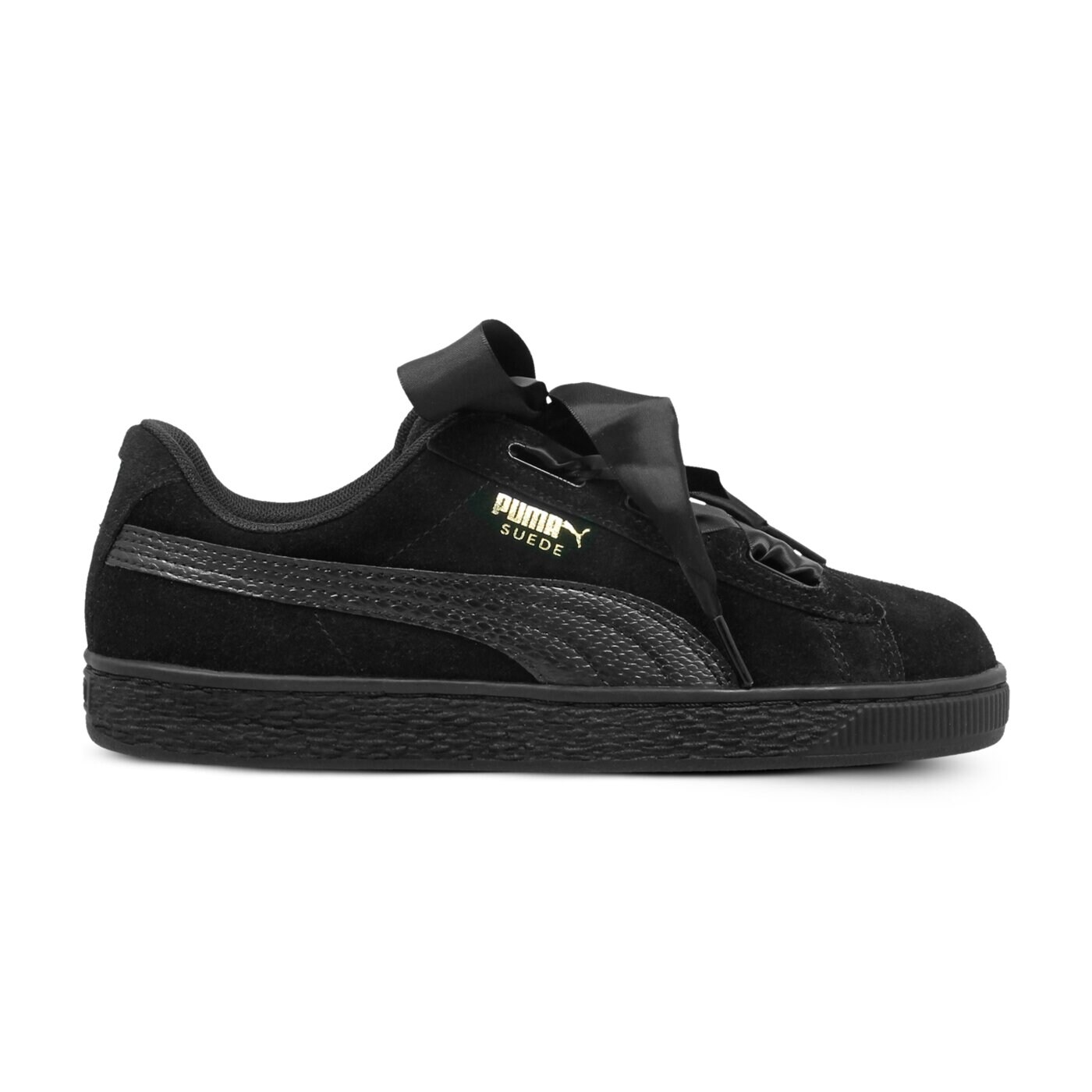 Buty dziecięce PUMA SUEDE HEART SNK JR 36491806 kolor czarny