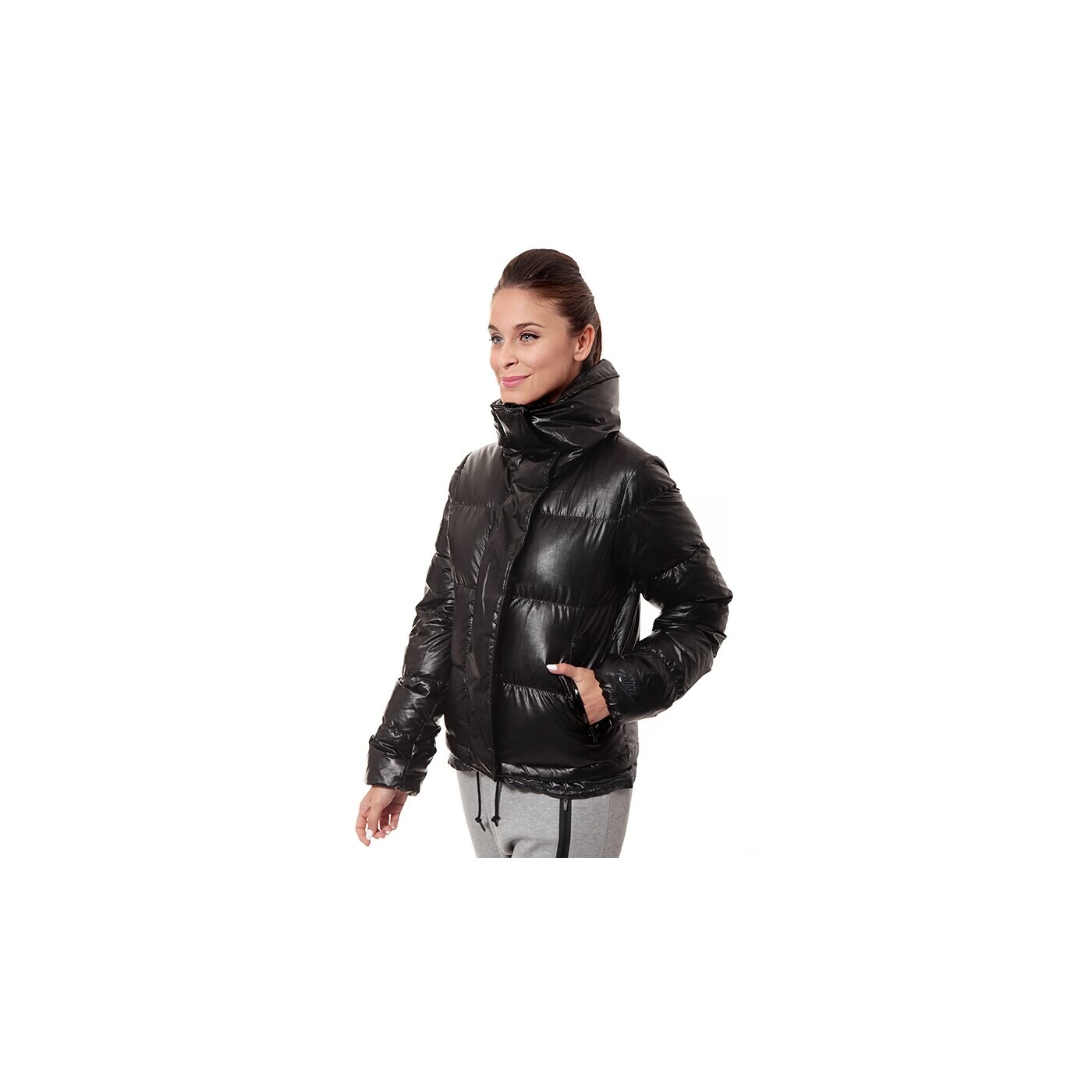 Kurtka zimowa damska NIKE KURTKA CASCADE SHORTY JACKET 651590010 kolor czarny