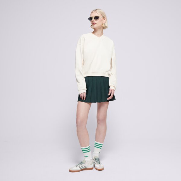 Bluza damska CHAMPION BLUZA CREWNECK CROPTOP FUTURE e10007ys137 kolor beżowy