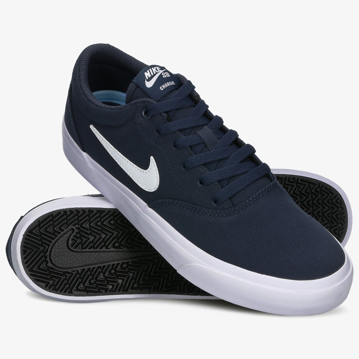 Buty sportowe męskie NIKE SB CHARGE SOLARSOFT TEXTILE cd6279-400 kolor granatowy