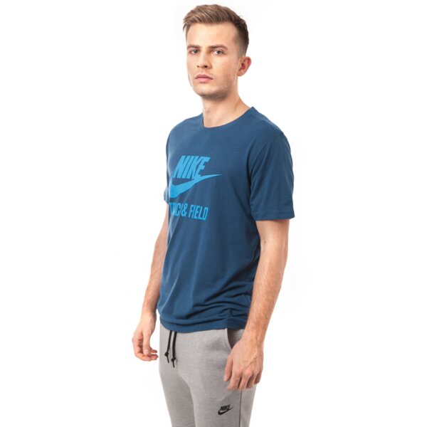 Koszulka męska NIKE T-SHIRT TEE-RU NTF BRAND 679647496 kolor niebieski