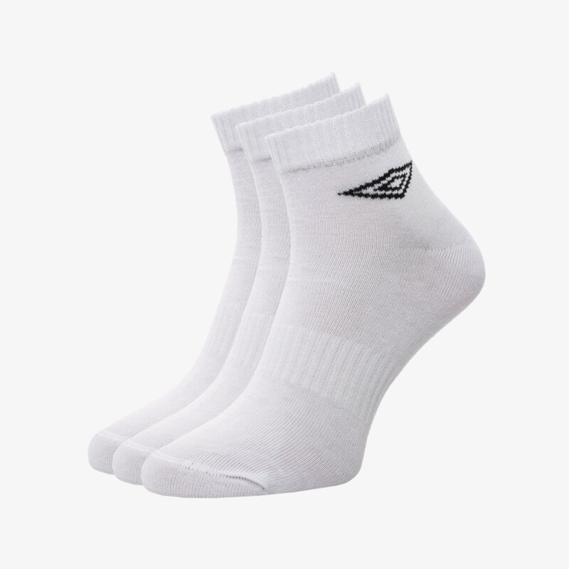 UMBRO SKARPETY QUARTER II WHT 3 PAK