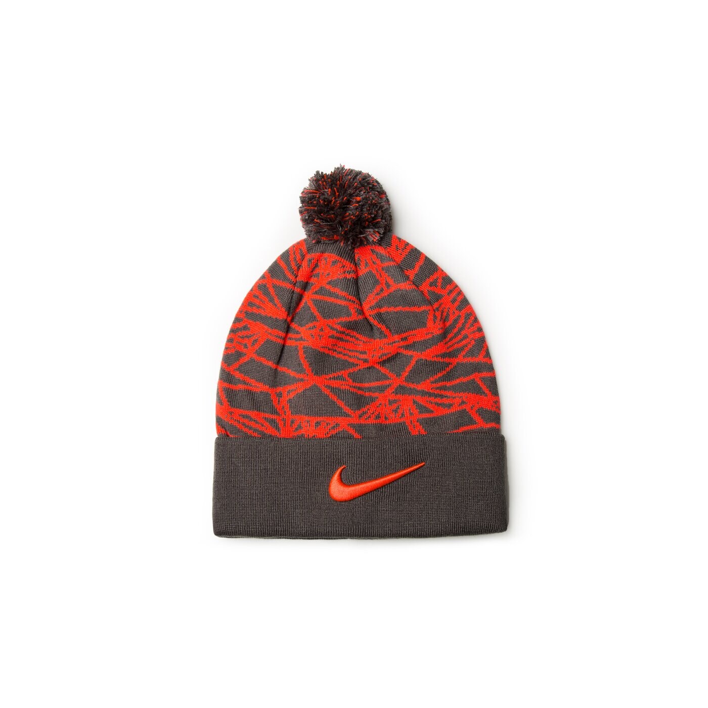 Czapka zimowa damska NIKE CZAPKA WINTERIZE POM BEANIE 717116021 kolor szary