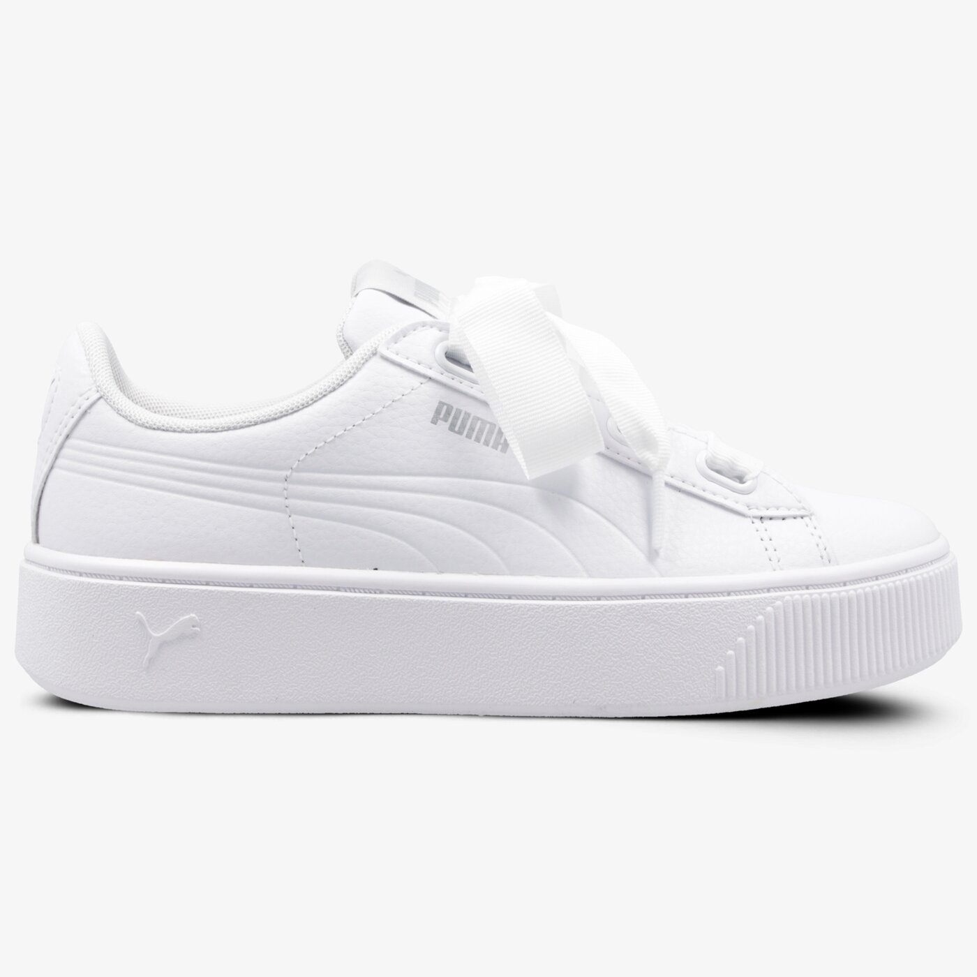 puma vikky stacked ribbon core white