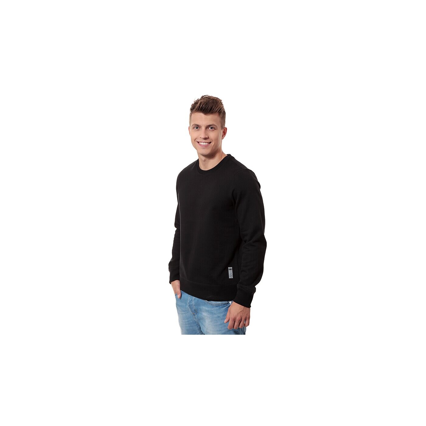 Bluza męska LOTTO BLUZA SWEAT EASY FL r1695 kolor czarny