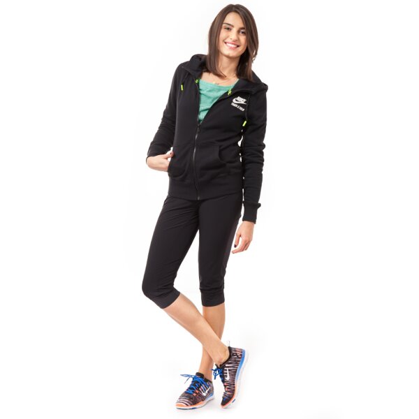 Bluza damska NIKE BLUZA RU NTF FZ HOODY 644138010 kolor czarny