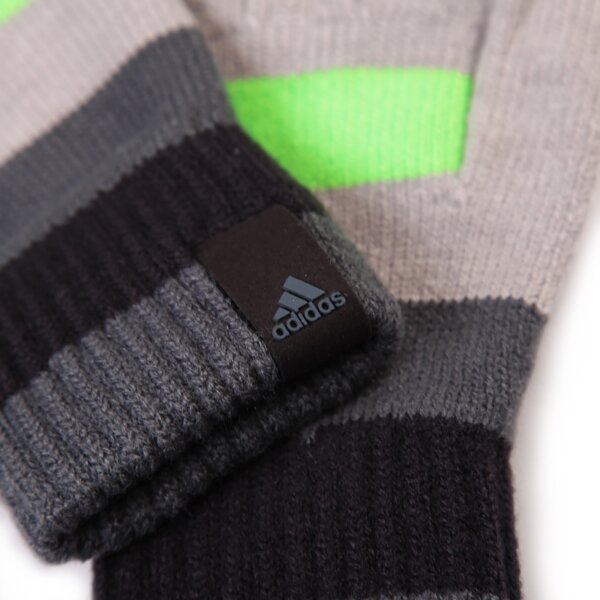  ADIDAS RĘKAWICZKI STRIPED GLOVES m66616 kolor zielony