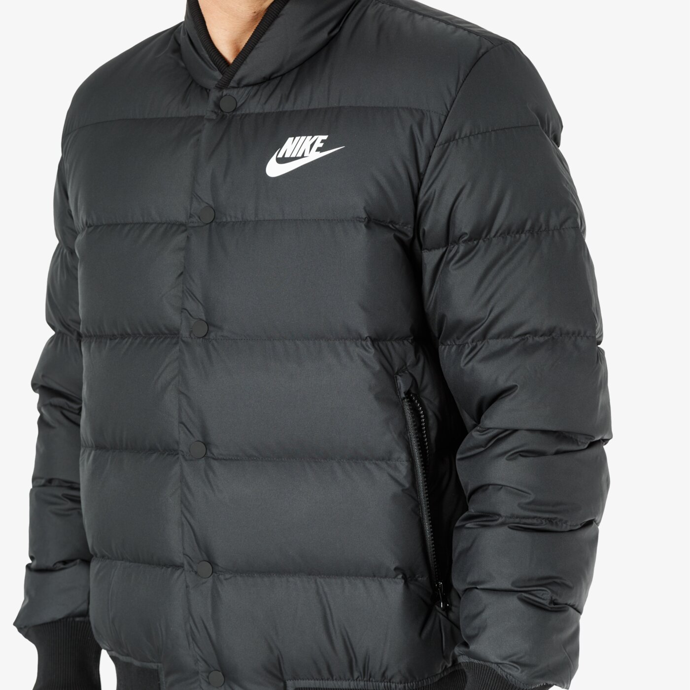 Kurtka zimowa męska NIKE KURTKA M NSW DWN FILL BOMBR 928819-010 kolor czarny
