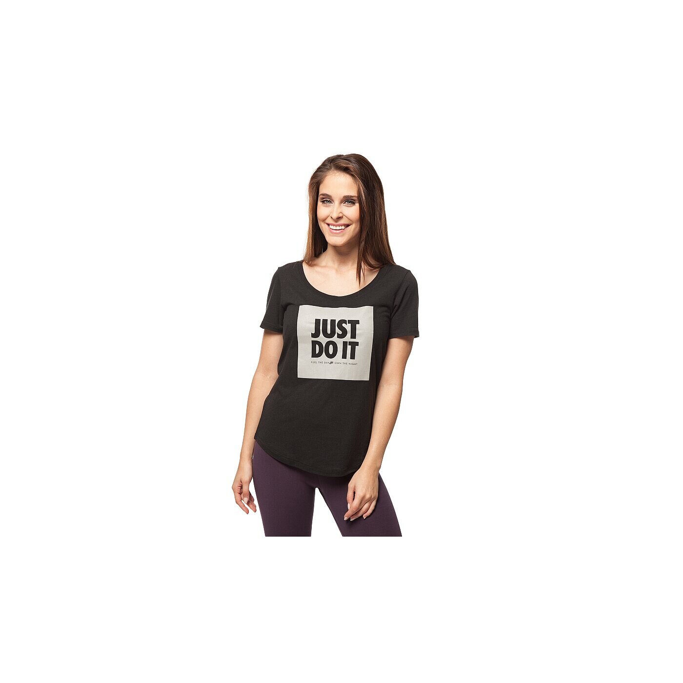 Koszulka damska NIKE T-SHIRT TEE- REFLECTIVE JDI 685514010 kolor czarny