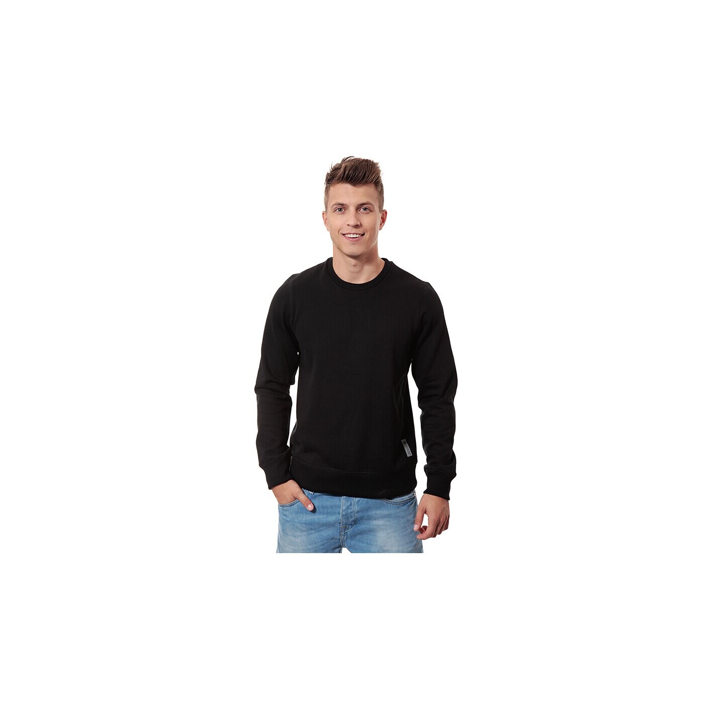 Bluza męska LOTTO BLUZA SWEAT EASY FL r1695 kolor czarny