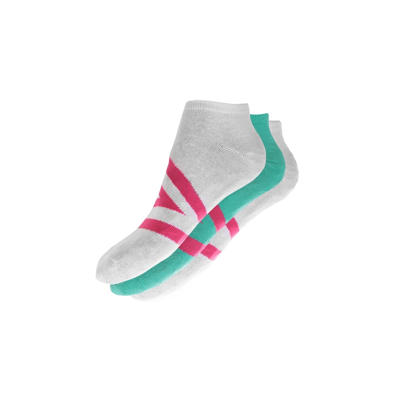 Skarpetki damskie UMBRO SKARPETY 3PPK SNEAKER MIX 7 GREY GREEN um27679efh kolor zielony