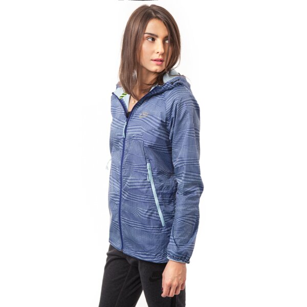 Kurtka przejściowa damska NIKE KURTKA RU FLY WINDRUNNER 644158455 kolor niebieski