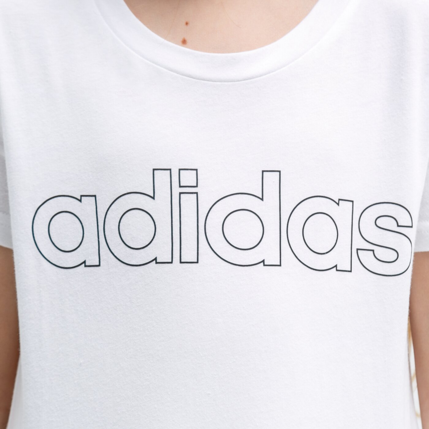 Koszulka dziecięca ADIDAS T-SHIRT SS G LIN T GIRL gn4045 kolor biały