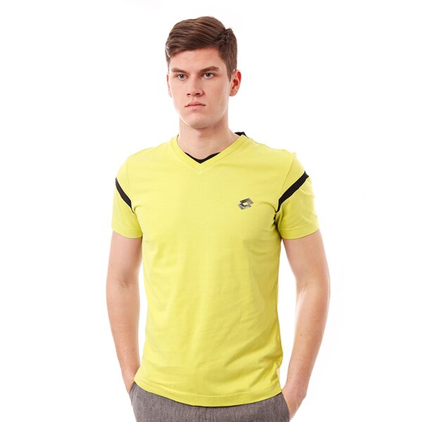 Koszulka męska LOTTO T-SHIRT TYLER VN q8973 kolor żółty