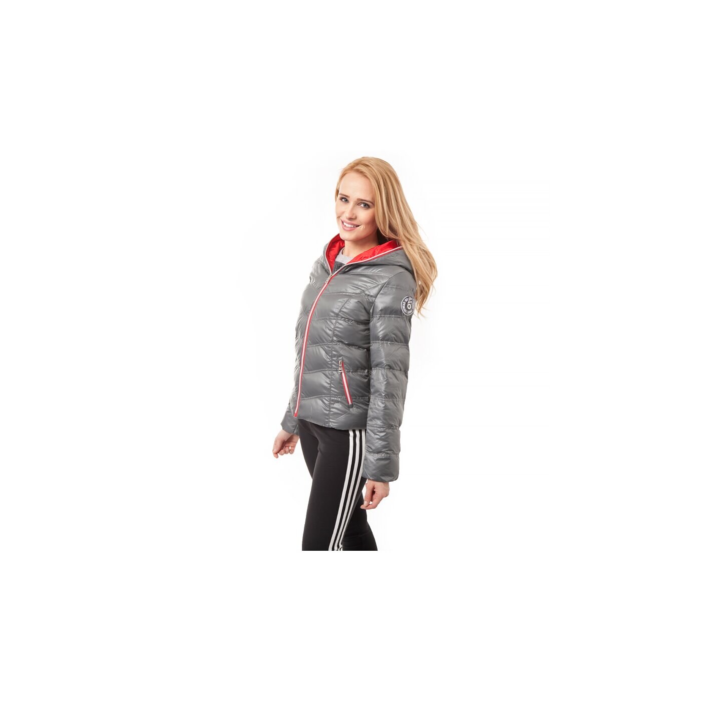 Kurtka zimowa damska FEEWEAR  KURTKA LOWA fw34pkud02002 kolor szary