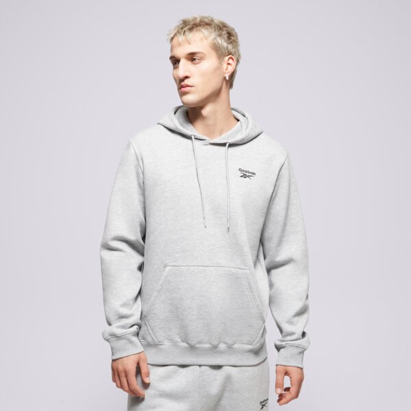 Bluza męska REEBOK BLUZA Z KAPTUREM NOAH SMALL LOGO 100240569 kolor szary