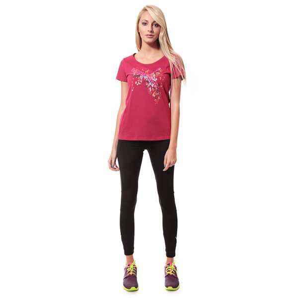 Koszulka damska PUMA T-SHIRT FUN GRAPHIC TEE 82992610 kolor różowy