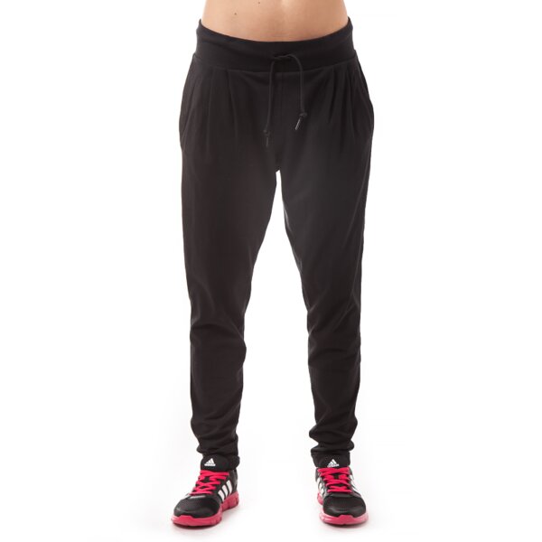 Spodnie dresowe damskie ADIDAS SPODNIE ESS JERSEY PNT s17840 kolor czarny