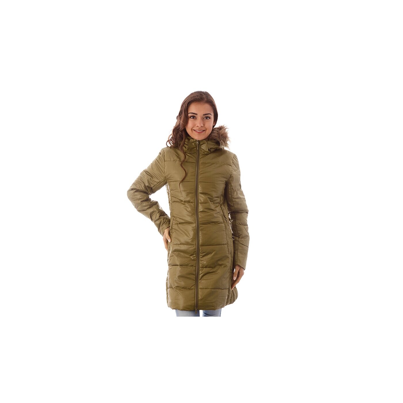 Kurtka zimowa damska UMBRO KURTKA KANGAROO ul33kud04341 kolor khaki