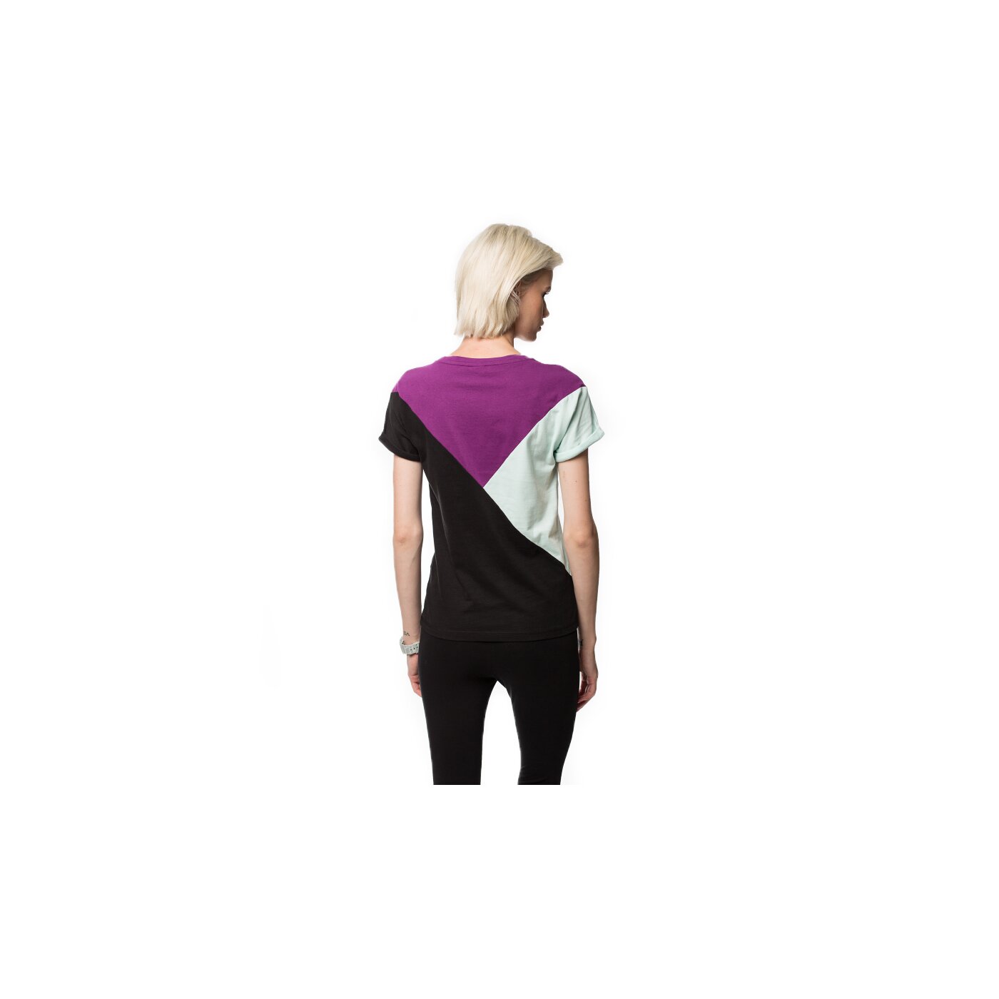 Koszulka damska PUMA T-SHIRT ICON CUTLINE TEE 56925308 kolor multicolor