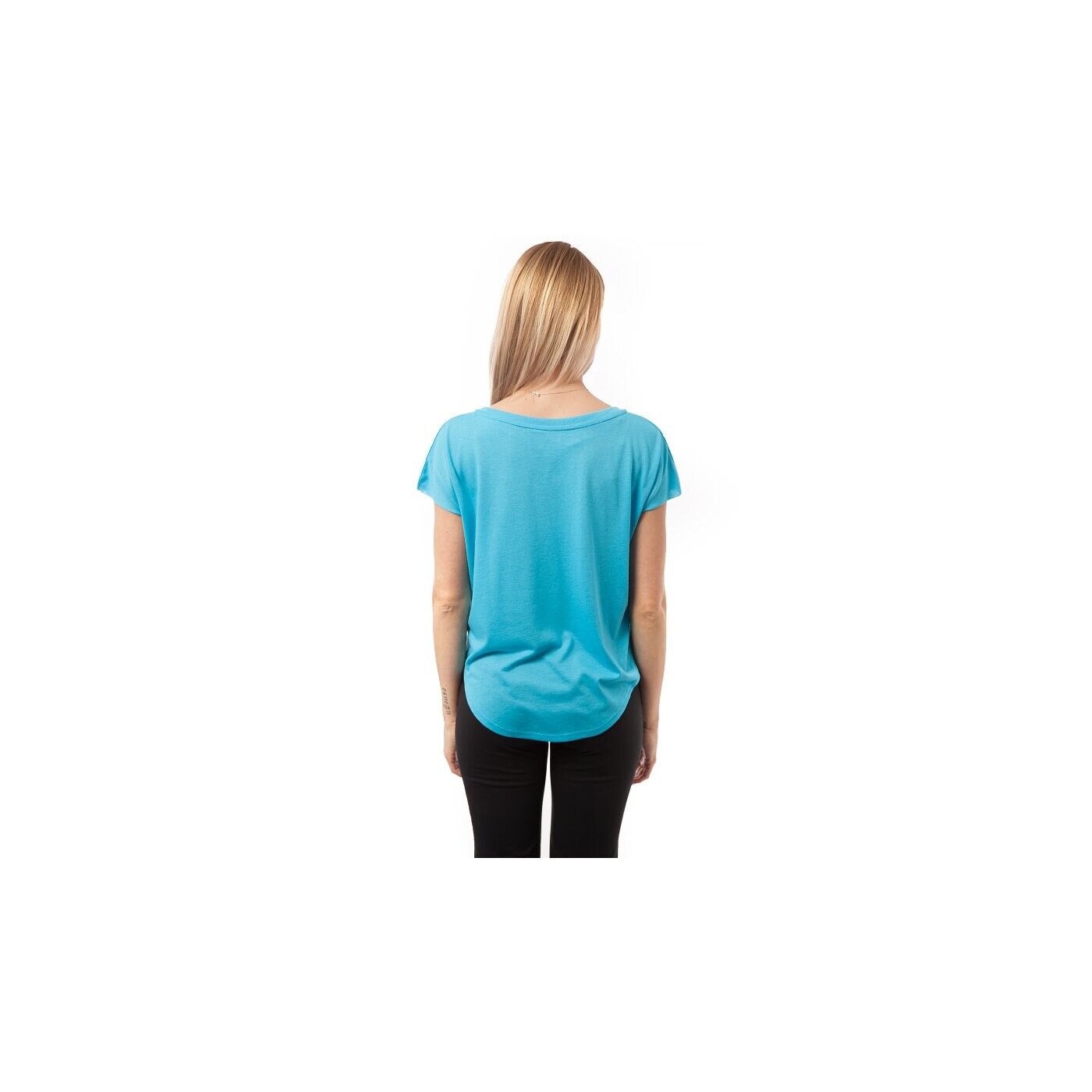 Koszulka damska NIKE T-SHIRT TEE-LIVE FAST 644491401 kolor niebieski