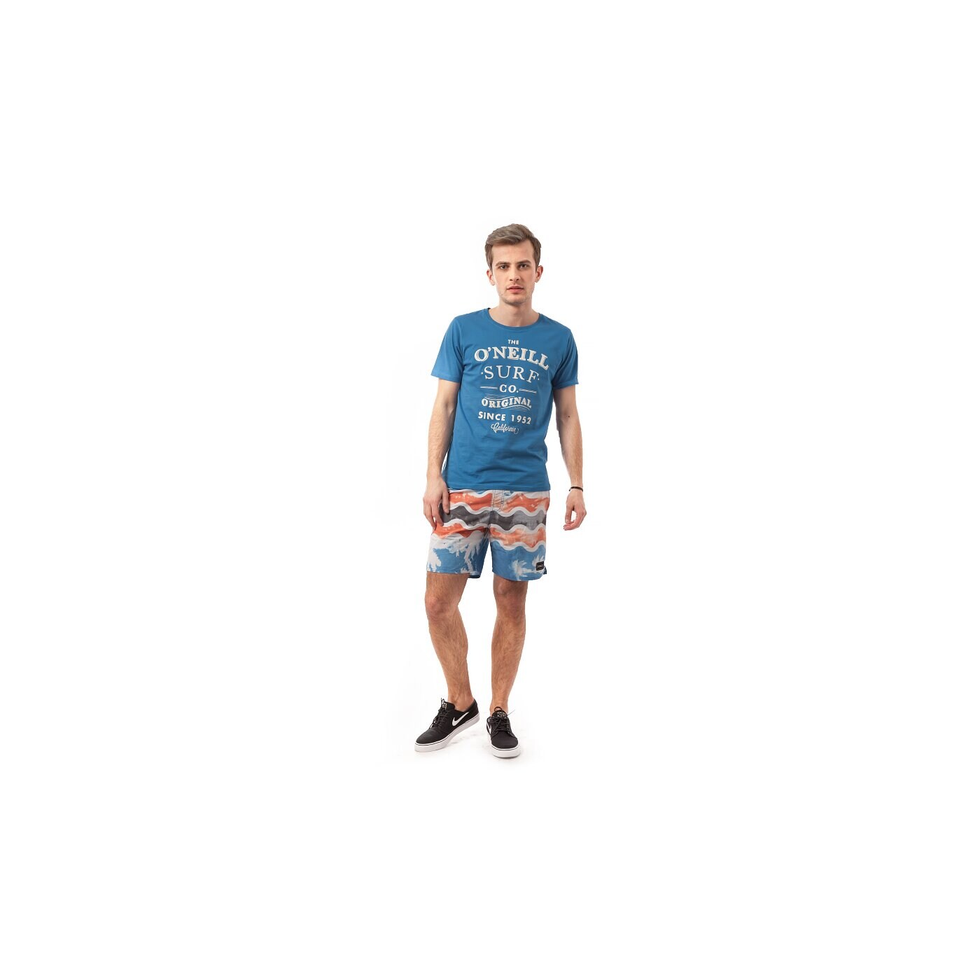Koszulka męska O'NEILL T-SHIRT LM S/SLV TEE 5036085084 kolor niebieski