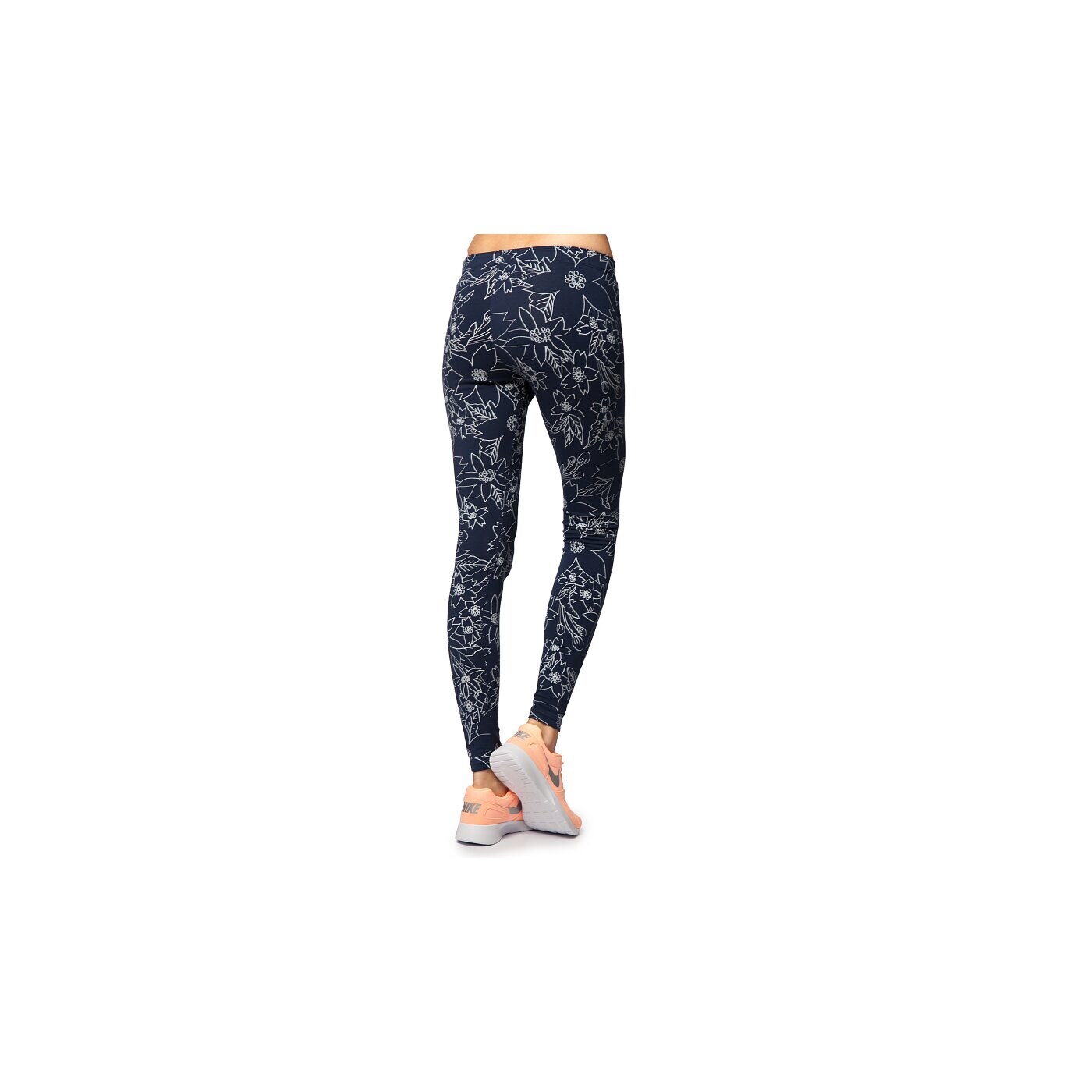 Spodnie dresowe damskie NIKE SPODNIE LEG-A-SEE HAWAIIAN2 724131410 kolor granatowy