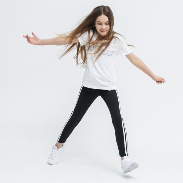 Koszulka dziecięca ADIDAS T-SHIRT SS G LIN T GIRL gn4045 kolor biały