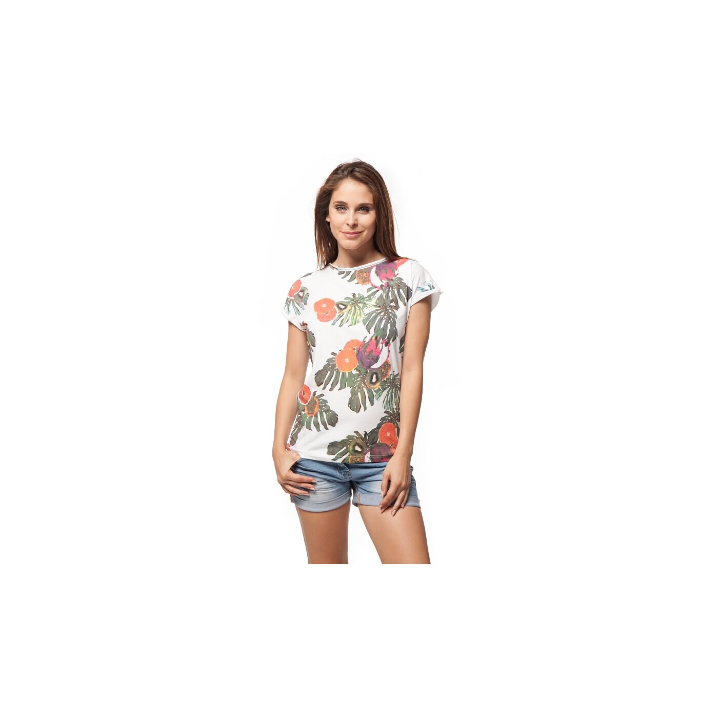 Koszulka damska FEEWEAR T-SHIRT ROKITA fw15tsd29001 kolor multicolor