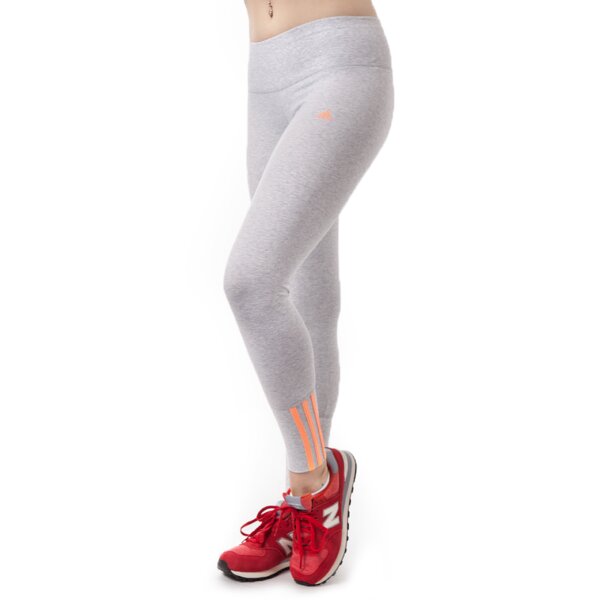 Spodnie dresowe damskie ADIDAS SPODNIE ESS MID 3STIGHT s20942 kolor szary