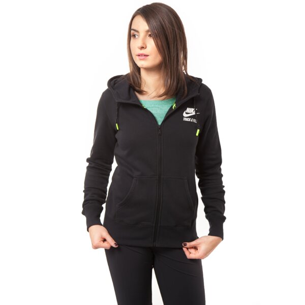 Bluza damska NIKE BLUZA RU NTF FZ HOODY 644138010 kolor czarny
