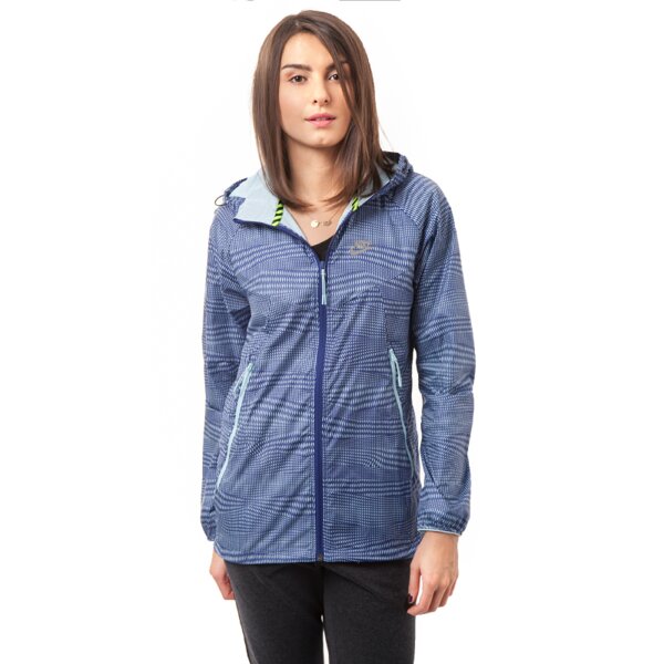 Kurtka przejściowa damska NIKE KURTKA RU FLY WINDRUNNER 644158455 kolor niebieski