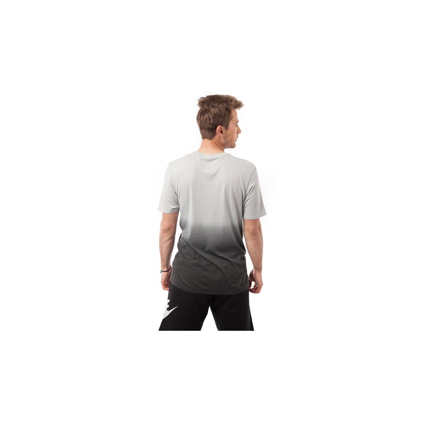 Koszulka męska NIKE T-SHIRT DIP DYE FUTURA 666541076 kolor szary